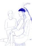 Découverte (illustration d'un journal intime) - Couples