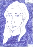 Femme en pleurs au théâtre ! - Portraits d'inconnus