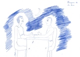 croquis de la lune - Dessins silencieux